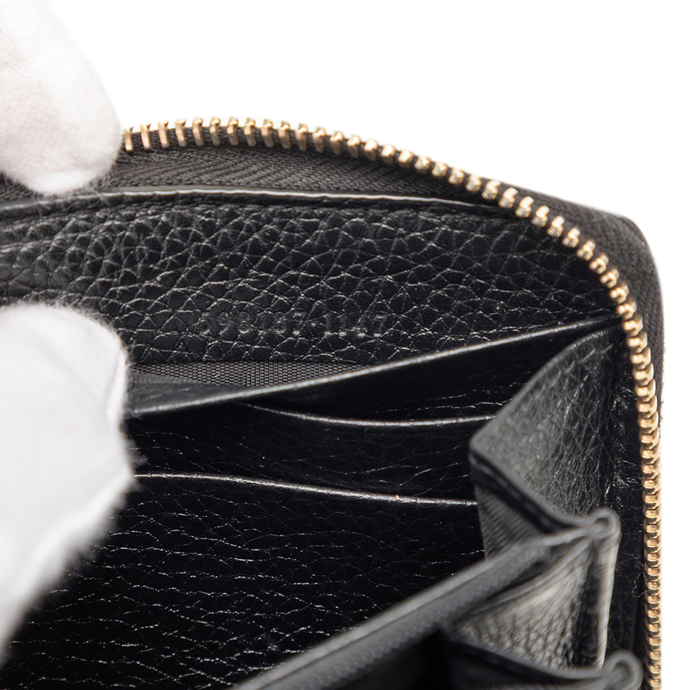 Pre-Loved Gucci Grained Calfskin Soho Zip Around Wallet - Picture 6 of 7